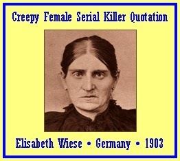 Elisabeth Wiese The Unknown History of MISANDRY The Creepiest Female Serial Killer