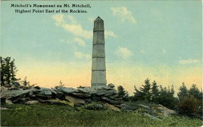 Elisha Mitchell The Short Lived Monument to Elisha Mitchell North