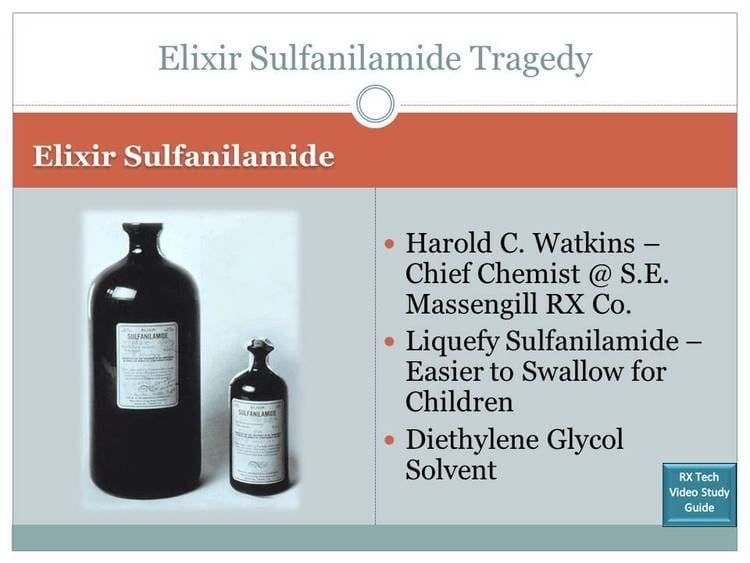 Elixir sulfanilamide Elixir Sulfanilamide Tragedy Pharmacy History amp Pharmacy Law YouTube