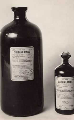 Elixir sulfanilamide The Elixir Tragedy 1937 The Scientist Magazine