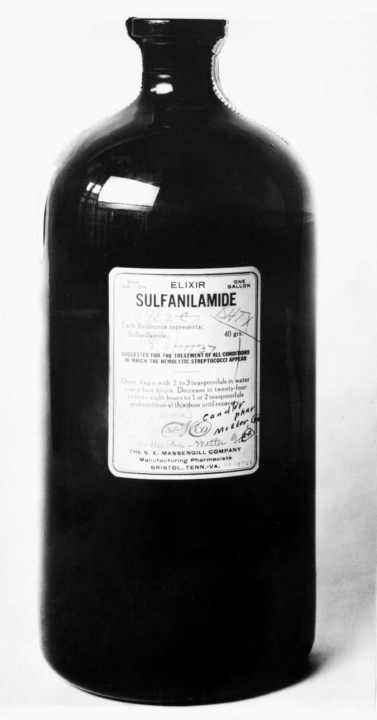 Elixir sulfanilamide The 3 Crises that gave us the FDA The Ghansah Pages