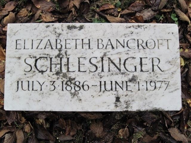 Elizabeth Bancroft Schlesinger Elizabeth Bancroft Schlesinger 1886 1977 Find A Grave Memorial
