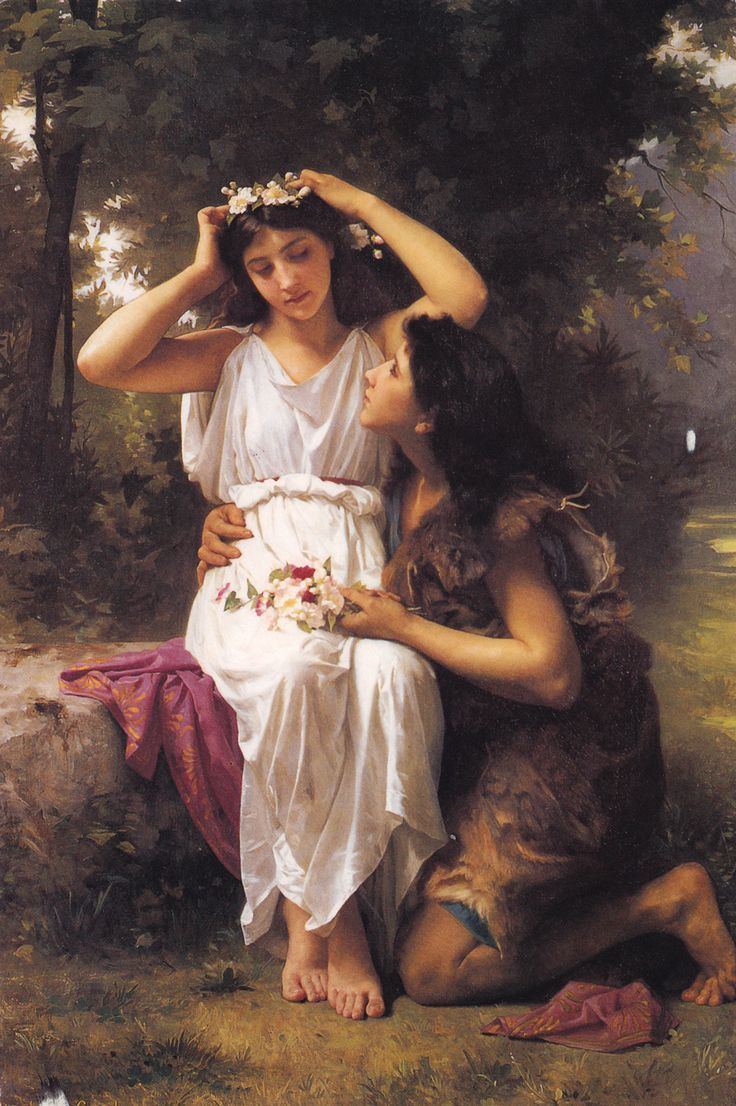 Elizabeth Jane Gardner Daphnis and Chloe by Elizabeth Jane Gardner Bouguereau at