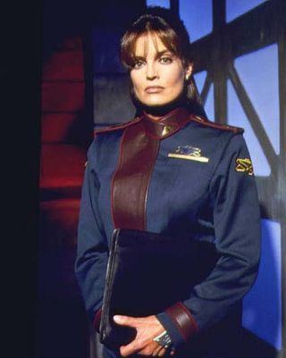 Elizabeth Lochley Tracy Scoggins as Babylon 539s Captain Elizabeth Lochley Actors We