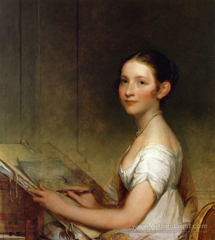 Elizabeth Parke Custis Law Elizabeth Parke Custis Law 1796 Gilbert Stuart oil painting