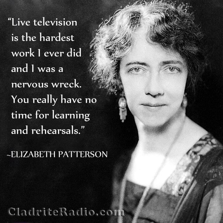 Elizabeth Patterson (actress) Elizabeth Patterson Archives Cladrite Radio