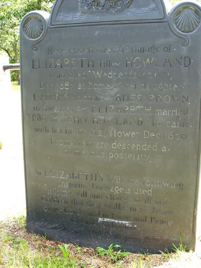Elizabeth Tilley Elizabeth Tilley Howland 1607 1687 Find A Grave Memorial