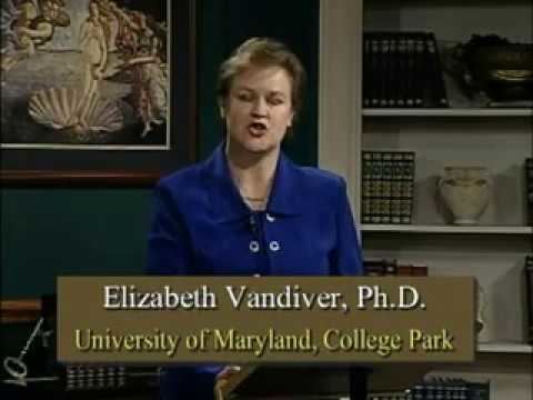 Elizabeth Vandiver Classical Mythology Lecture 01 Introduction to Classical Mythology