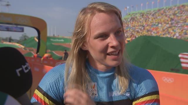 Elke Vanhoof Elke Vanhoof eindigt als zesde in de olympische BMXfinale quotJammer