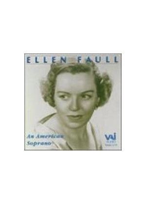 Ellen Faull Ellen Faull Ellen Faull An American Soprano Music CD