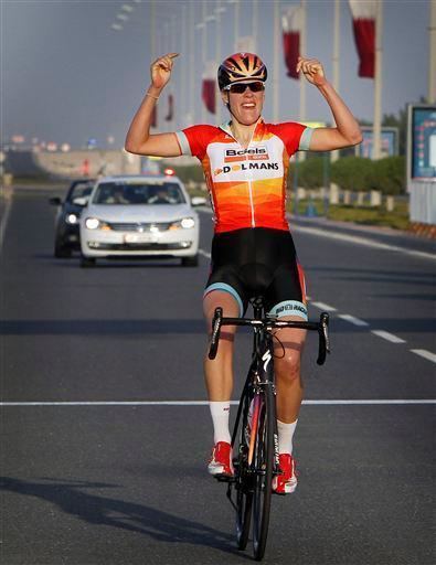 Ellen van Dijk Van Dijk Leads Women39s Tour of Qatar Canada39s Kirchmann