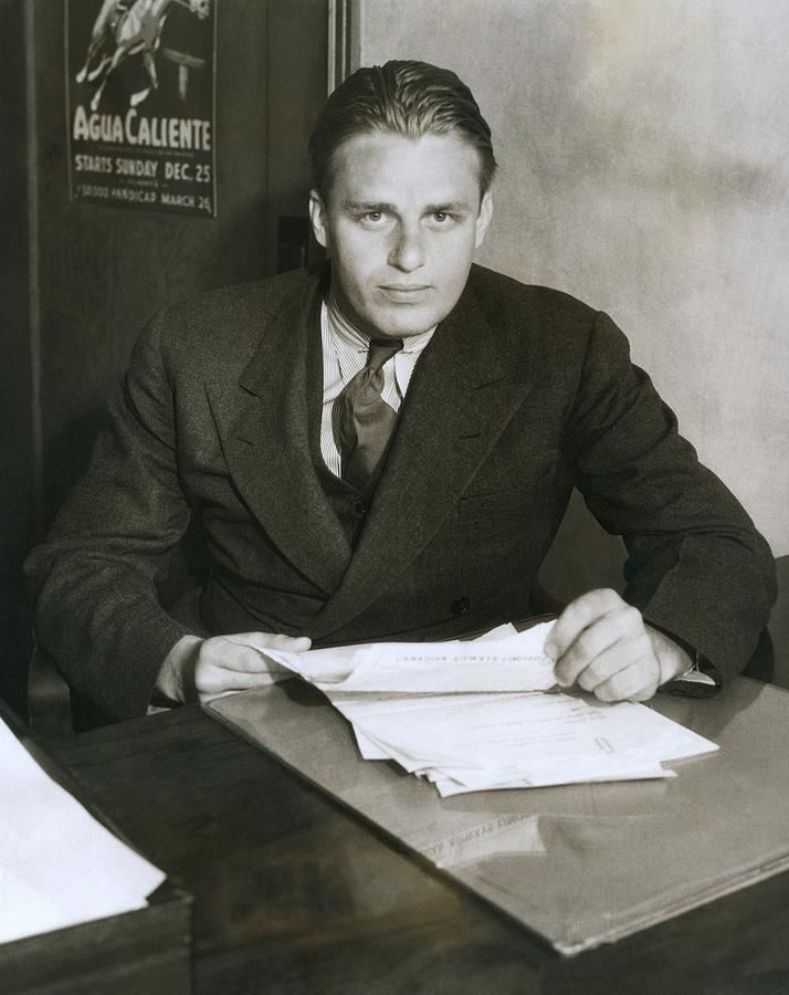 Elliott Roosevelt Elliott Roosevelt At His Desk by Everett