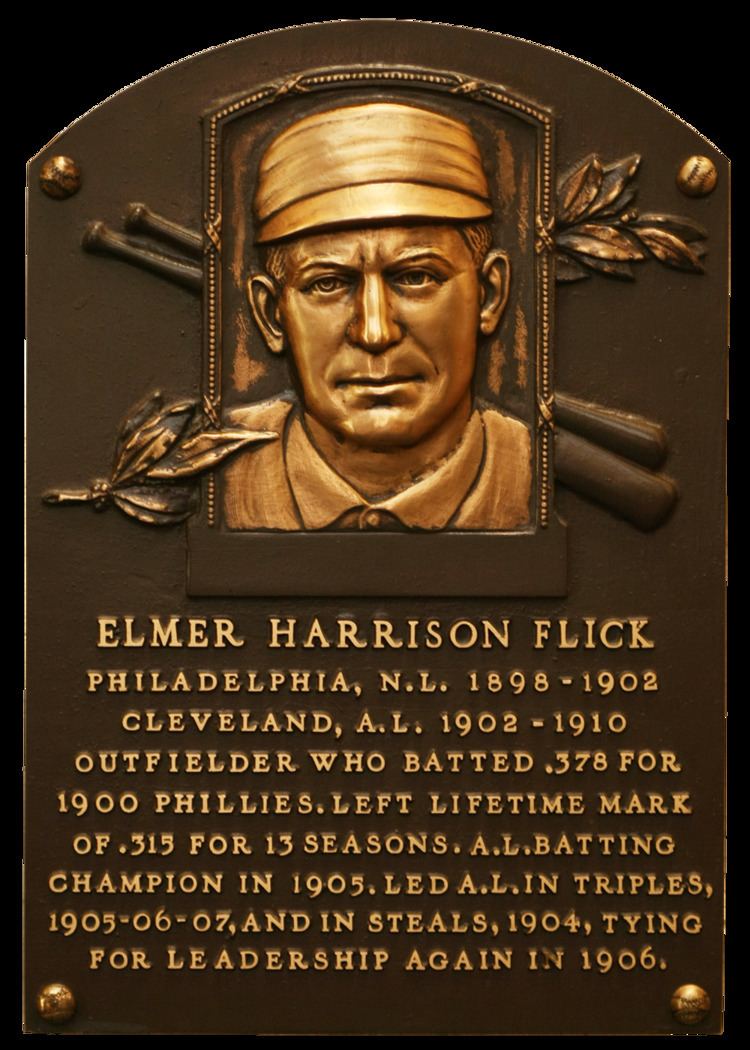 Elmer Flick Flick Elmer Baseball Hall of Fame