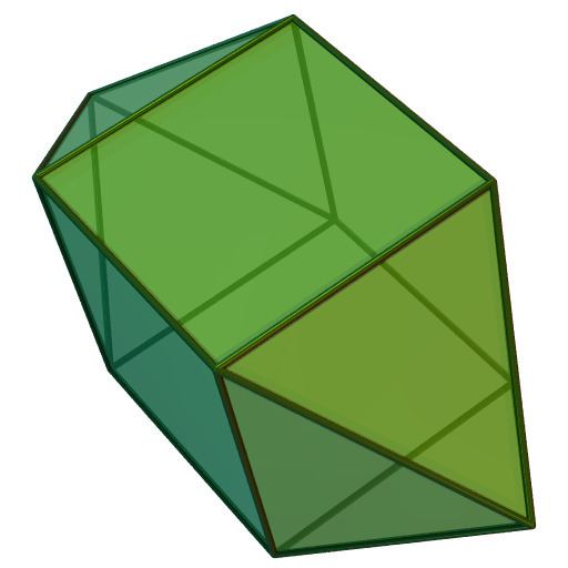 Elongated square bipyramid