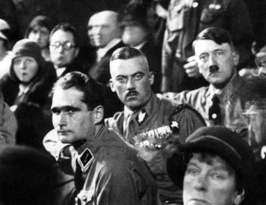 Elsa Bruckmann Hess von Salomon and Adolf Hitler in 1929 The woman in the front