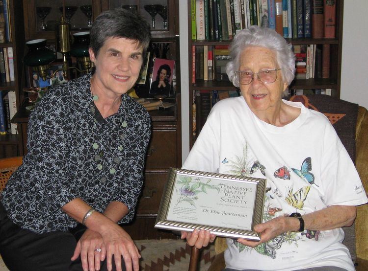 Elsie Quarterman Dr Elsie Quarterman 19102014 Sewanee Herbarium