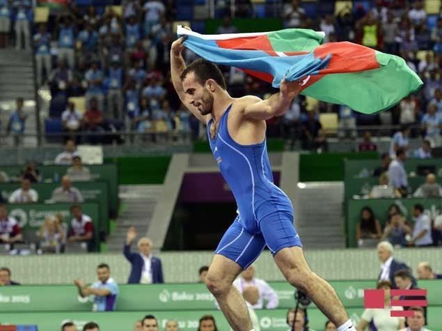 Elvin Mursaliyev Azerbaijani wrestler Elvin Mursaliyev wins gold medal of European Games