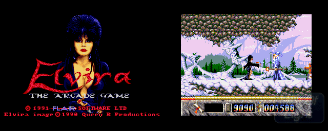 Elvira: The Arcade Game Elvira The Arcade Game Hall Of Light The database of Amiga games