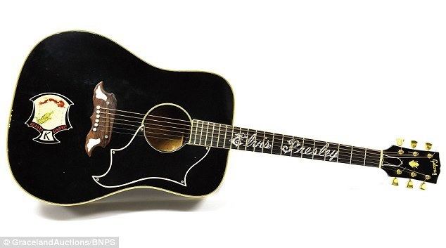 Elvis Presley's guitars Guitar Elvis Presley played during Hawaii concert set to sell for