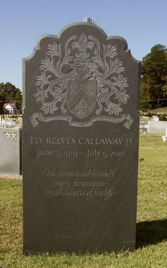 Ely Callaway Jr. Ely Reeves Callaway Jr 1919 2001 Find A Grave Memorial