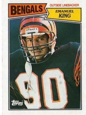 Emanuel King CINCINNATI BENGALS Emanuel King 196 TOPPS 1987 NFL American