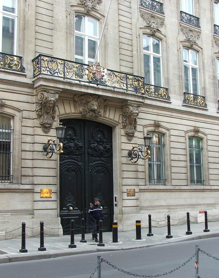Embassy of the United Kingdom, Paris