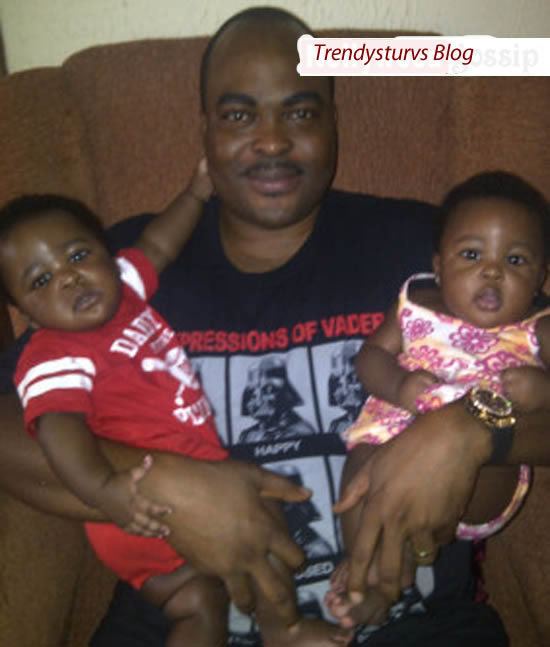 Emeka Ossai Popular Nollywood Actor Emeka Ossai Proudly Shows Off His Twins