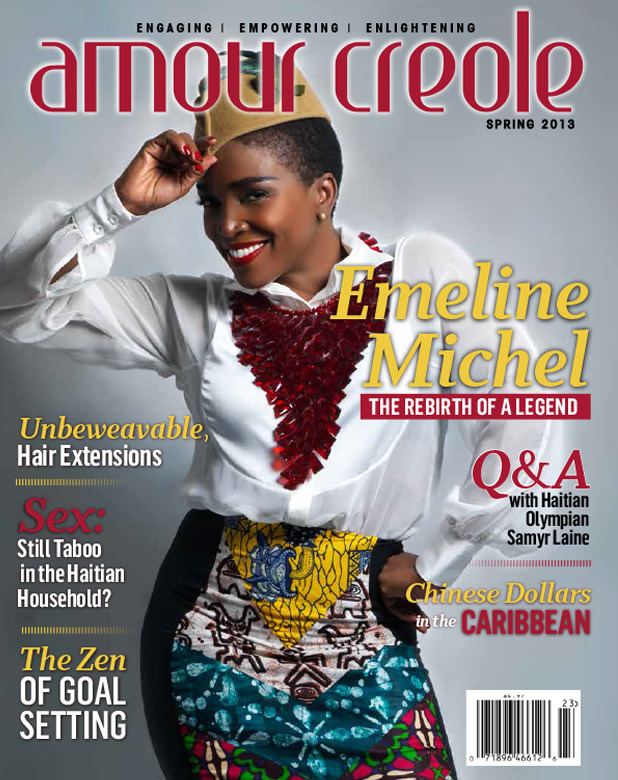 Emeline Michel Haitian Singer Emeline Michel Covers Amour Creole Magazine Lunion
