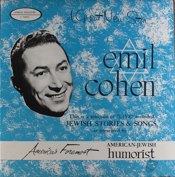 Emil Cohen (comedian) Emil Cohen Americas Foremost AmericanJewish Humorist Vinyl LP