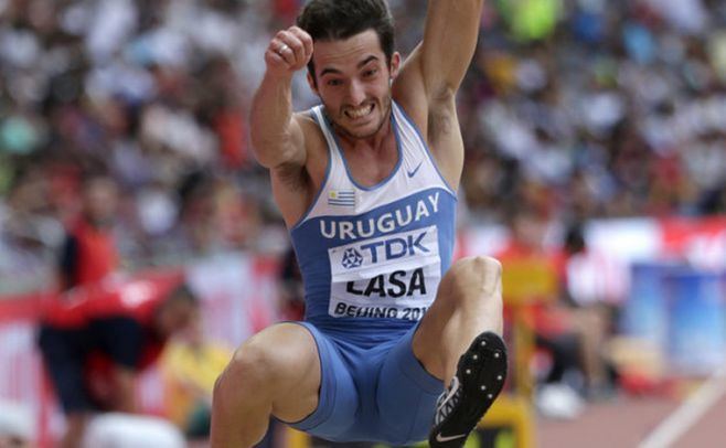 Emiliano Lasa Emiliano Lasa triunf en salto largo y bati el rcord