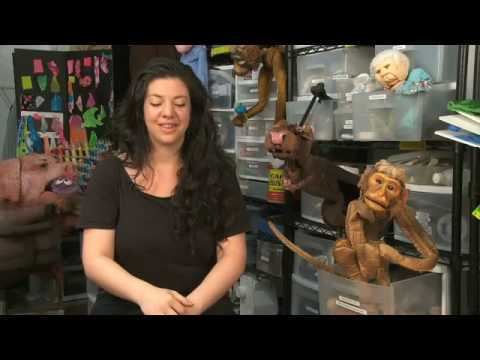 Emily DeCola Emily DeCola shows how the puppets were created for John Tartaglias