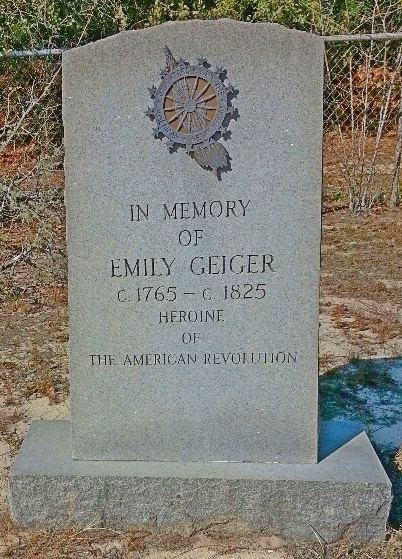Emily Geiger Emily Geiger 1765 1825 Find A Grave Memorial