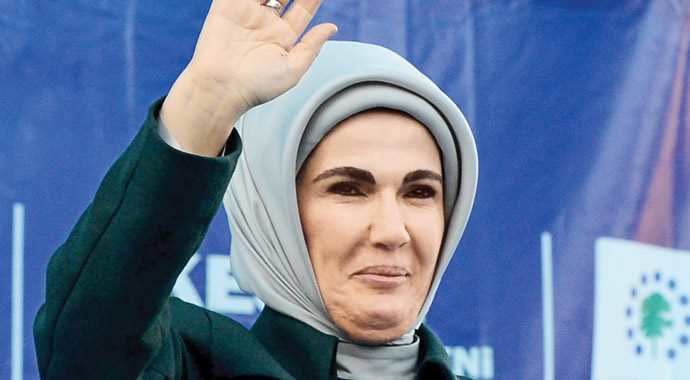 Emine Erdogan Emine Erdoan Belika39da maaza kapatt soL Haber
