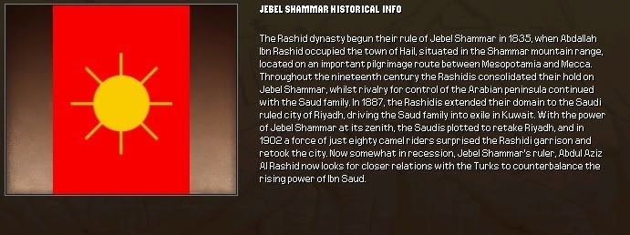 Emirate of Jabal Shammar The Struggle For Sand and Camels A Jebel Shammar 1914 AAR
