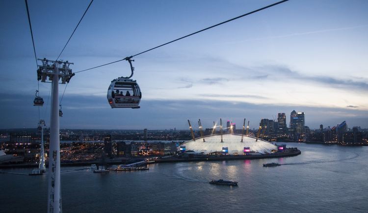 Emirates Air Line (cable car) Emirates Air Line Getting Here The O2