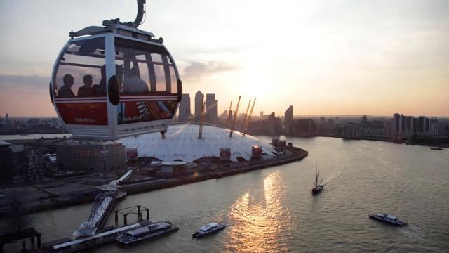 Emirates Air Line (cable car) Emirates Air Line cable car Sightseeing visitlondoncom