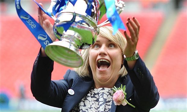 Emma Hayes Chelsea Ladies win women39s FA Cup final to complete Emma