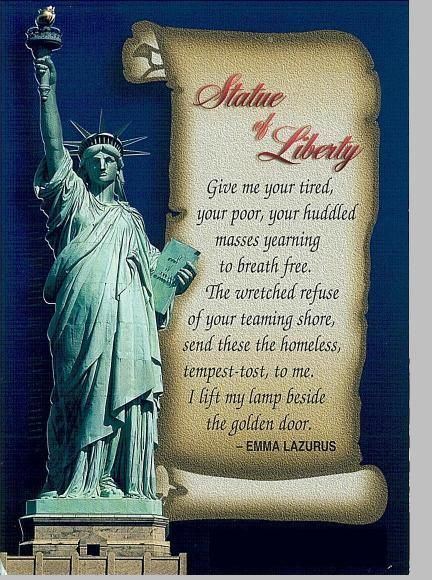 Emma Lazarus The 25 best Statue of liberty quote ideas on Pinterest Statue of
