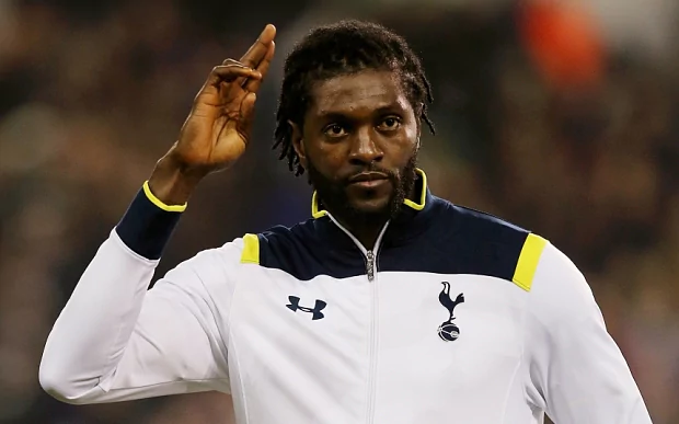 Emmanuel Adebayor Emmanuel Adebayor apologises to booing Tottenham fans and