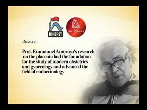 Emmanuel Amoroso TT Icons in Science Prof Emmanuel Amoroso YouTube