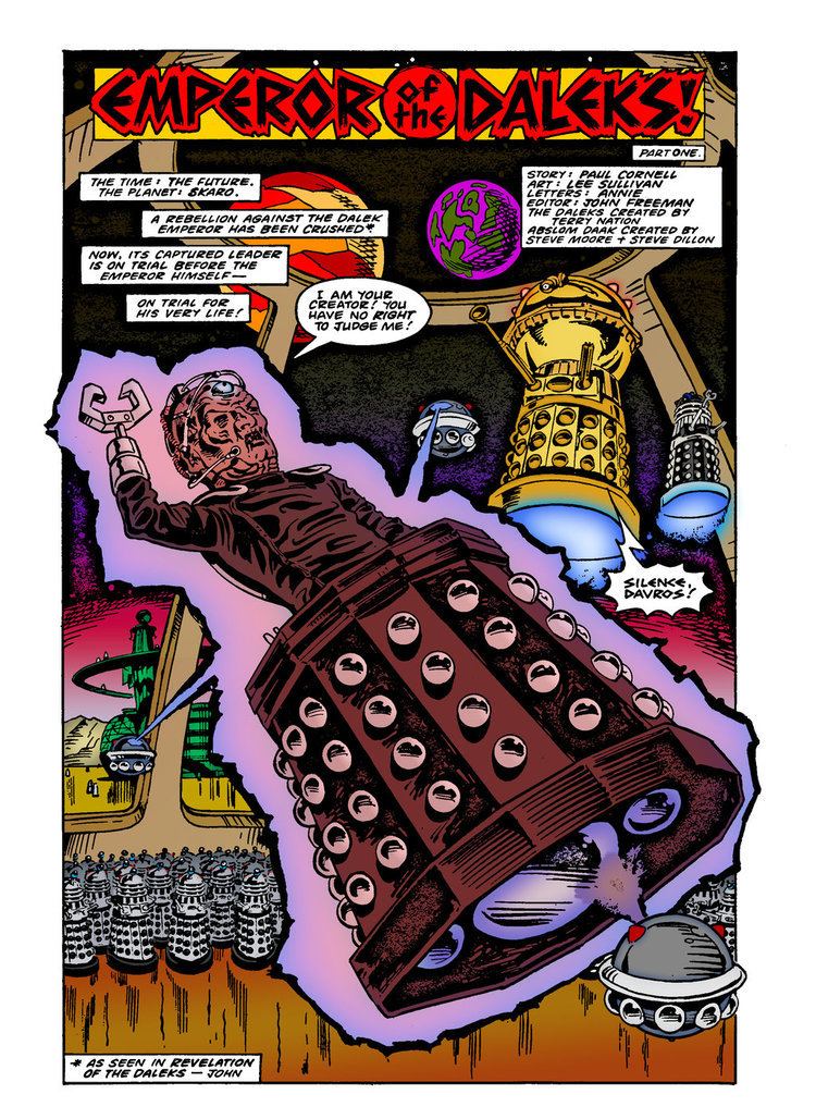 Emperor of the Daleks Emperor of the Daleks39 First Page Colourised by Cotterill23 on