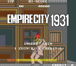 Empire City: 1931 Empire City 1931 Videogame by Seibu Kaihatsu