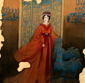 Empress Lü Zhi L Zhi Empress of Emperor Gaozu of the Han Dynasty Artist Zou Li