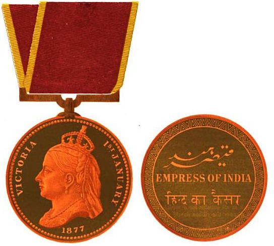 Empress of India Medal