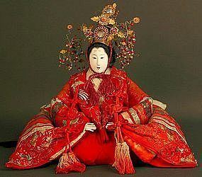 Empress of Japan Beautiful Meiji Period Japanese Empress Girls Day Doll item 626880