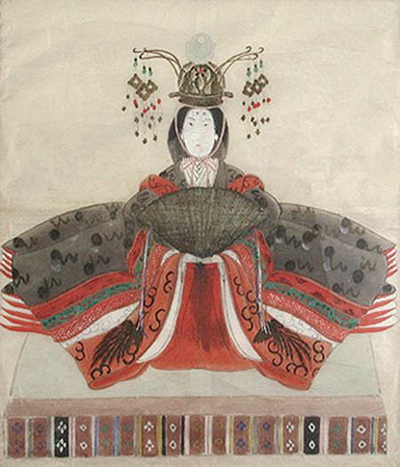 Empress of Japan 19th Century Japanese School Japanese Empress Doll