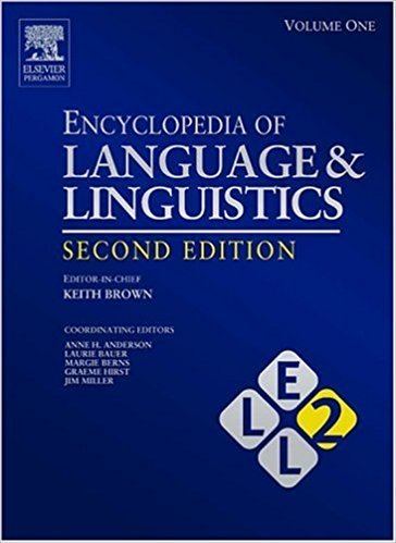Encyclopedia of Language and Linguistics httpsimagesnasslimagesamazoncomimagesI5