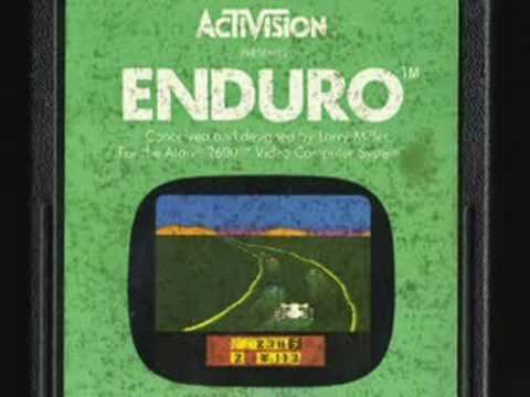 Enduro (video game) Classic Game Room ENDURO review for Atari 2600 YouTube