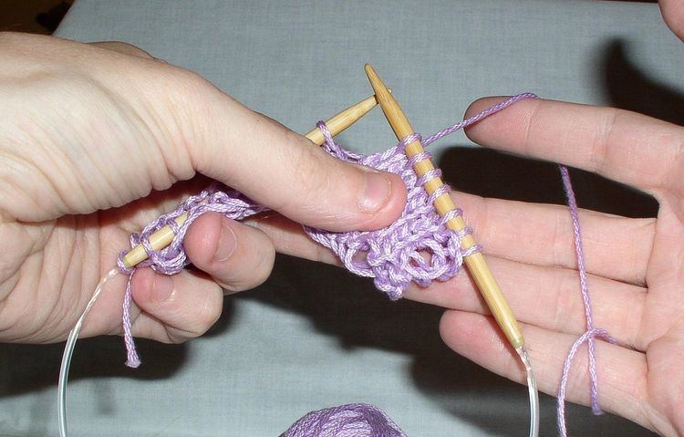English knitting