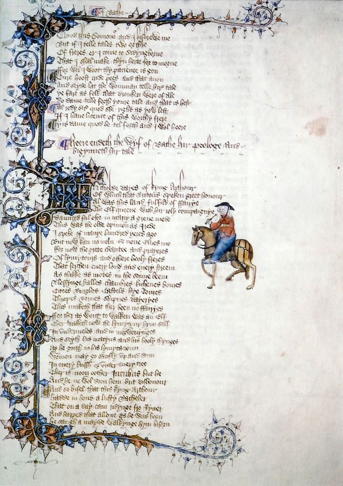 English words first attested in Chaucer